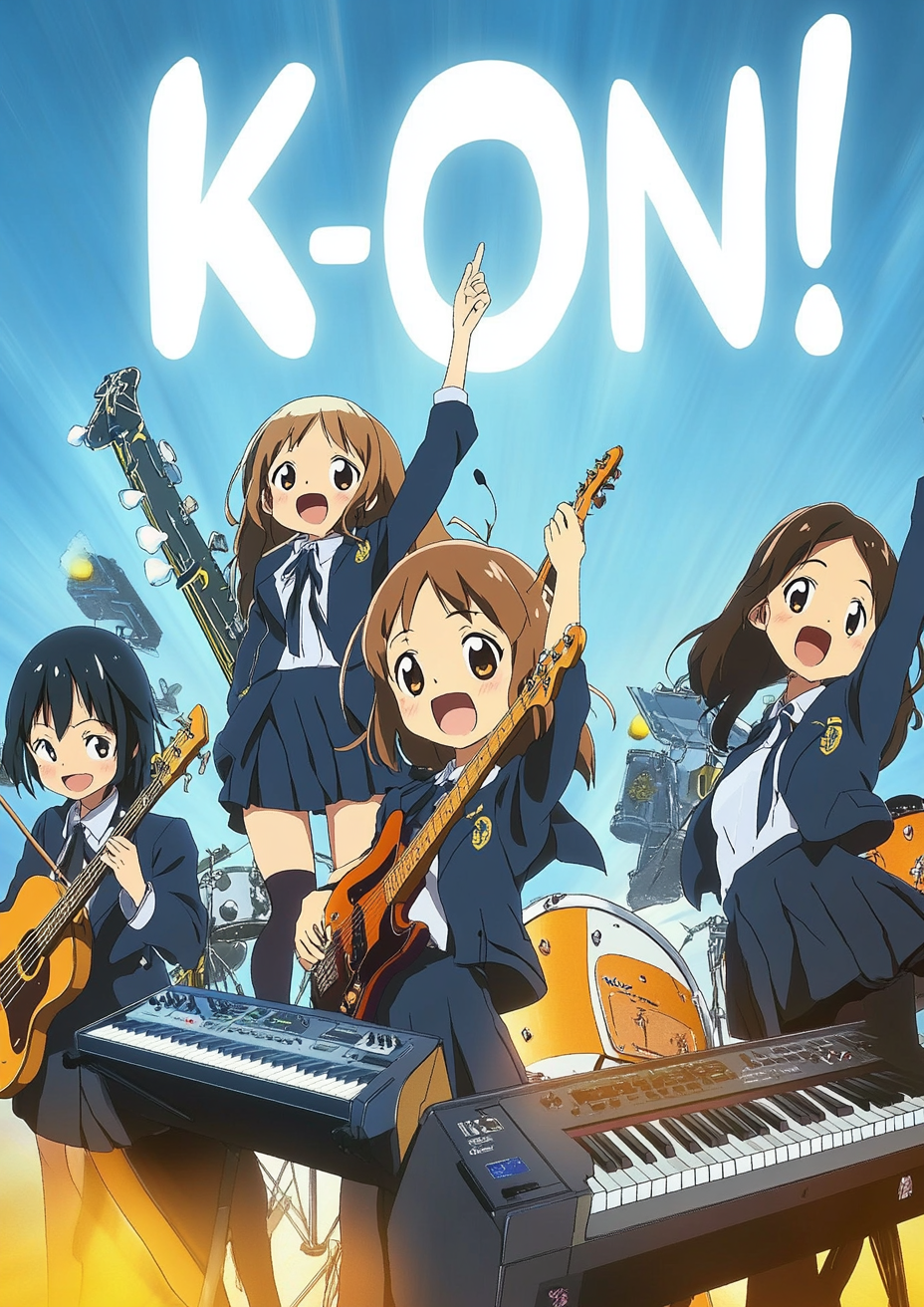 アニメけいおん!はHuluで見れる？U-NEXT、Hulu、ABEMA、DMM TV、dアニメストア、RakutenTVで見れる!